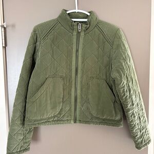 Blank NYC Olive Quilted Jacket